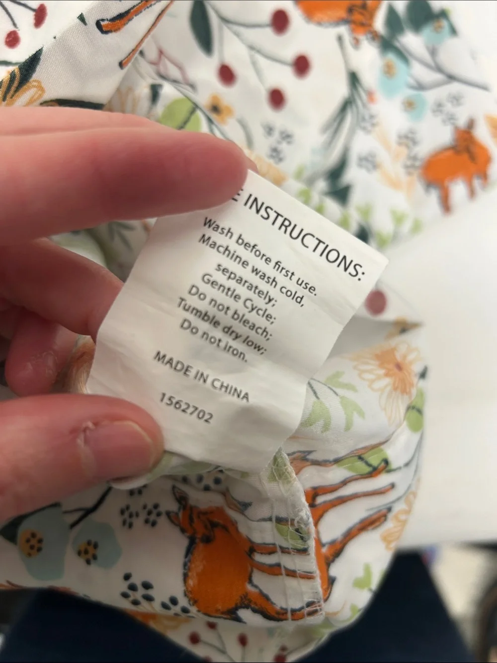 Set of three forest creature, foxes king size, pillowcases, microfiber, Costco